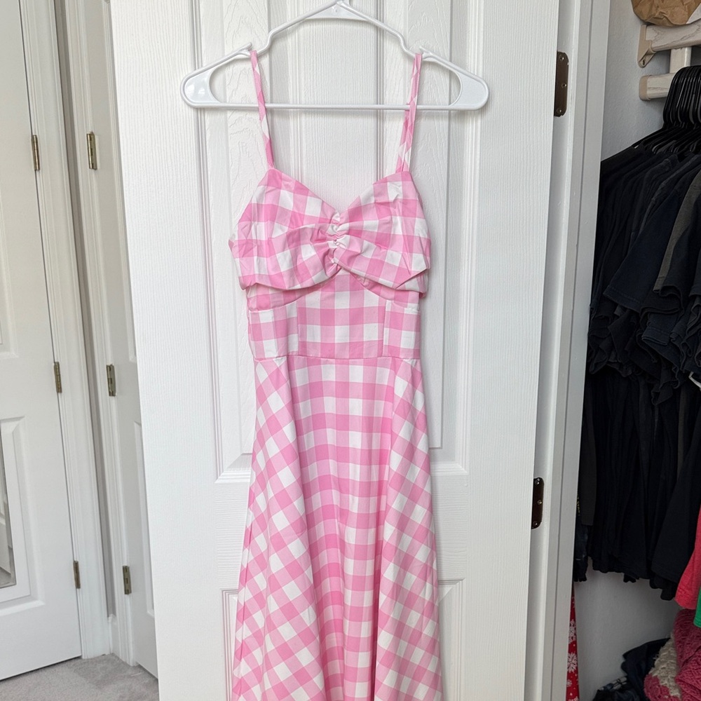 Barbie Pink Gingham Sundress
